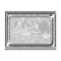 ハンマーで打たれたシルバーフレーム写真テンプレートの挨