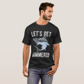 ハンマーで殴られちゃおう!面白い深海ダイビング Tシャツ (正面フル)