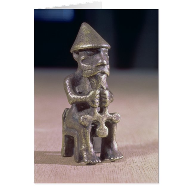 ハンマーとのトール、小像はアイスランドで見つけました (正面)