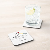 ハンマーとストラップ コースター (右側)