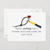 ハンマーとストラップ ポストカード (正面/裏面)