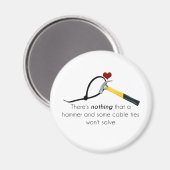 ハンマーとストラップ マグネット (正面/裏面)