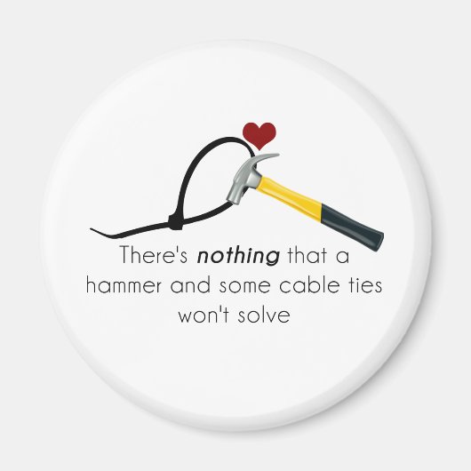 ハンマーとストラップ マグネット (正面)