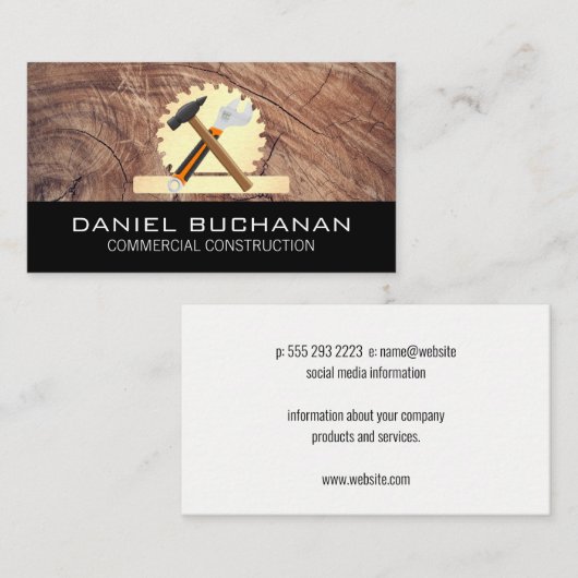 ハンマーとレンチ | バズソー 名刺 (正面/裏面)