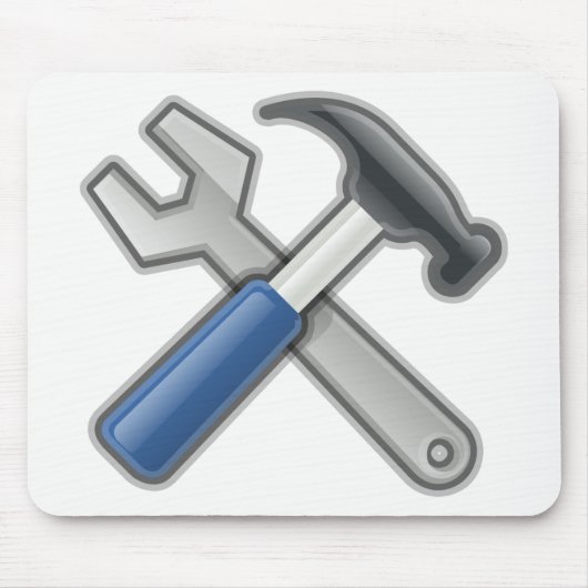 ハンマーとレンチ マウスパッド (正面)