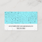 ハンマーとレンチ |建築 |斑点 名刺 (裏面)