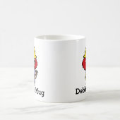 ハンマーとロープ付き未来のコントラクトガール コーヒーマグカップ (中央)