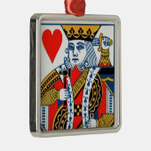 ハンマーと剣を持つハートの王 メタルオーナメント (右)