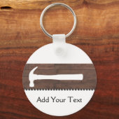 ハンマーと爪、 ネイル建築 キーホルダー (正面)