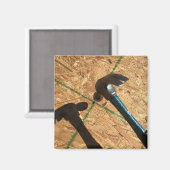 ハンマーと爪、 ネイル マグネット (正面/裏面)