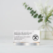 ハンマーと爪、 ネイル |建築ビルダ 名刺 (スタンド正面)