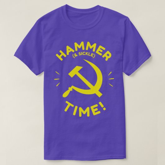 ハンマーと鎌の時間 Tシャツ (デザイン正面)