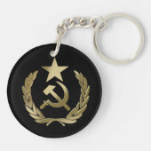 ハンマーと鎌 キーホルダー (裏面)