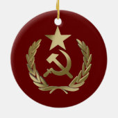 ハンマーと鎌 セラミックオーナメント (裏面)