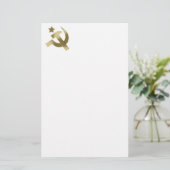 ハンマーと鎌 便箋 (スタンド正面)