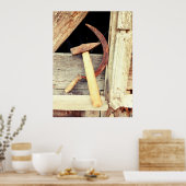 ハンマーと鎌 – 共産主義シンボル ポスター (キッチン)