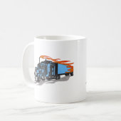 ハンマーのトラック運転手 コーヒーマグカップ (正面左)
