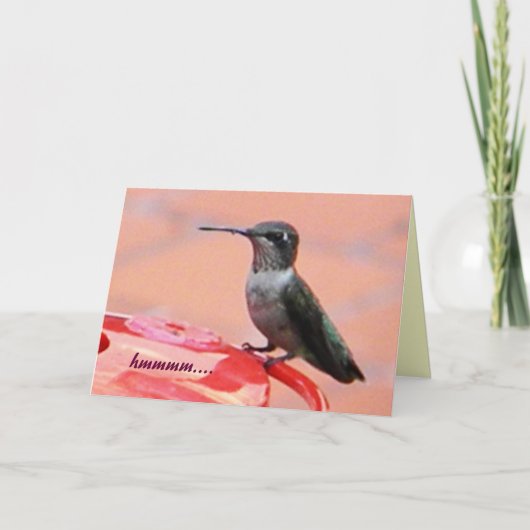 ハンマーのバースデー・カード カード (正面)