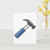 ハンマーのメッセージカード カード (黄色い花)