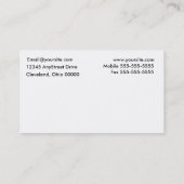 ハンマーの名刺 名刺 (裏面)