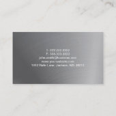 ハンマーの建築の金属の質の名刺 名刺 (裏面)