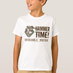 ハンマーの時間! 野球のTシャツ Tシャツ