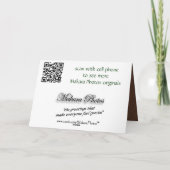 ハンマーは大事な行事を楕円形カスタマイズ カード (裏面)