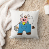 ハンマーを使った牛 クッション (ブランケット)