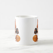 ハンマーを持つリスが可愛いマグカップ コーヒーマグカップ (中央)