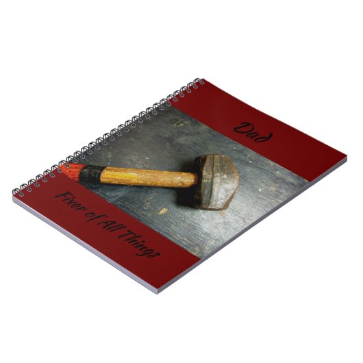 ハンマーを振り回す万物の手利屋のフィクサー ノートブック (左側)