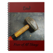 ハンマーを振り回す万物の手利屋のフィクサー ノートブック (正面)