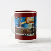 ハンマーアンドアンビル作業員用マグカップ ツートーンマグカップ (正面左)