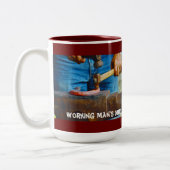 ハンマーアンドアンビル作業員用マグカップ ツートーンマグカップ (左)