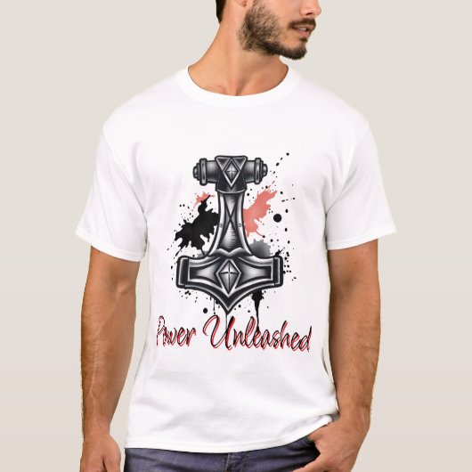 ハンマーインクのスプラッシュ Tシャツ (正面)