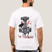ハンマーインクのスプラッシュ Tシャツ (裏面)