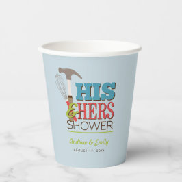 ハンマーウィスクハンディカップルのシャワー 紙コップ