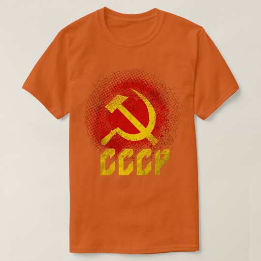 ハンマーシブル・ソ連CCCP共産主義 Tシャツ (デザイン正面)