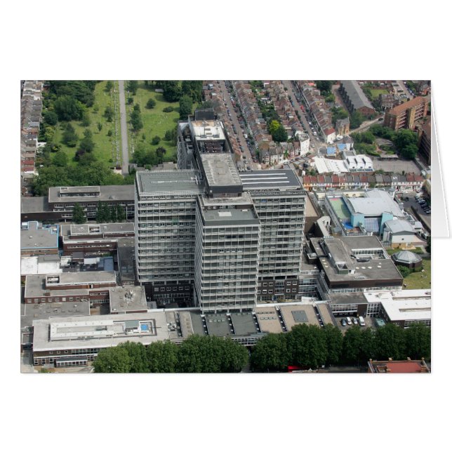 ハンマースミス病院、ロンドン。 (正面横)