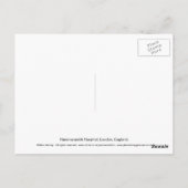 ハンマースミス病院、ロンドン。 ポストカード (裏面)