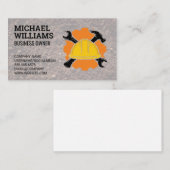 ハンマースレンチ | 懸命ハットロゴ 名刺 (正面/裏面)