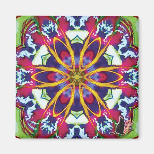 ハンマーズ万華鏡のように千変万化するパターン磁石 マグネット (正面)