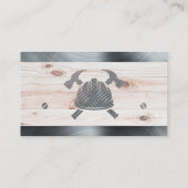 ハンマーズ懸命ハット |鉄鋼 |木材 |建築 名刺 (裏面)