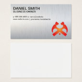 ハンマーズ&ホーム |金属の背景 (正面&裏面)