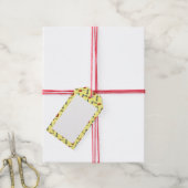 ハンマーバイスとプライヤーを備えたピクセルアートツールパターン ギフトタグ (より糸付き)