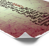 ハンマーフィルムハンマーのポスターは赤、黒、セピア ポスター (角)