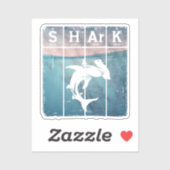 ハンマーヘッドシャーク周期表元素化学 シール (シート)