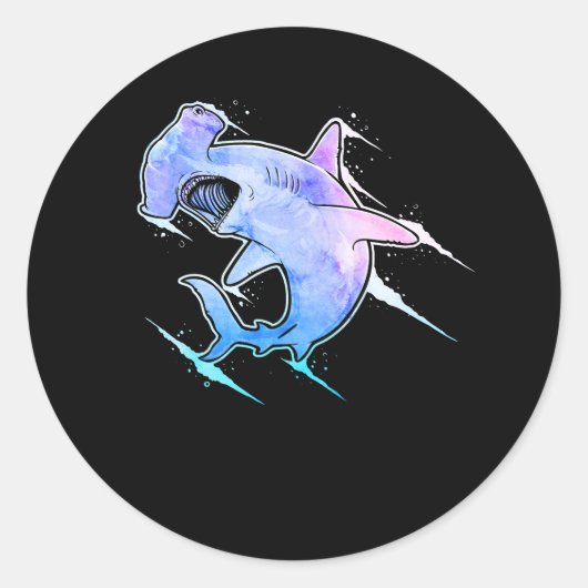 ハンマーヘッドシャーク恋人マリンライフハマーヘッドシャール ラウンドシール (正面)