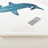 ハンマーヘッドシャーク漫画イラストレーション シェルパブランケット (3/4)