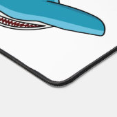 ハンマーヘッドシャーク漫画イラストレーション デスクマット (コーナー)