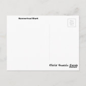 ハンマーヘッドシャーク葉書 ポストカード (裏面)